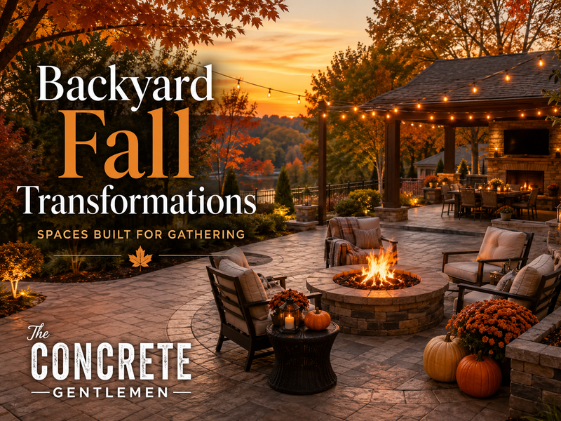 Why fall is the ideal time for a patio upgrade